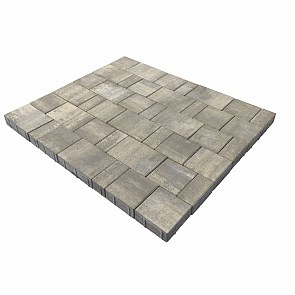 Тротуарная плитка вибропрессованная СИТИ Color Mix Тип 35 | 600х300 | BRAER